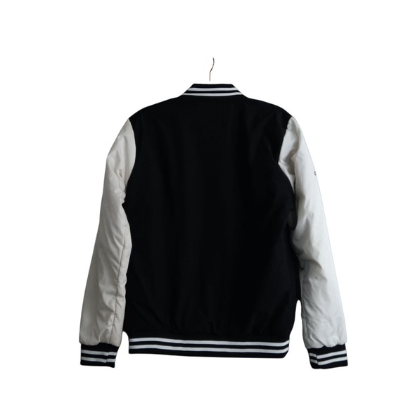 Adidas Los Angeles LA Dodgers Varsity Jacket Black White Mens L Baseball‎ - Picture 4 of 9